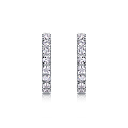 Trendy Round Moissanite Earrings for Women
