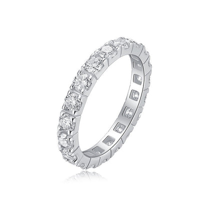 Trendy Round Silver Ring for Women