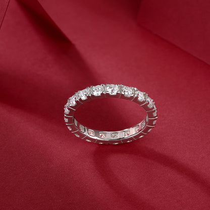 Trendy Round Silver Ring for Women