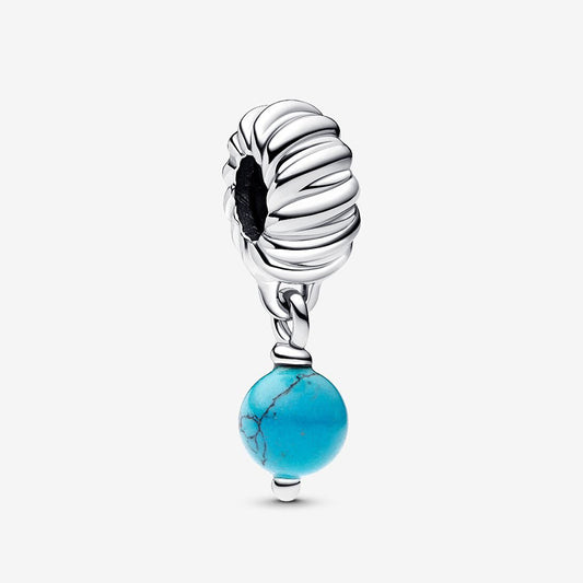 Sterling Silver Turquoise Charm
