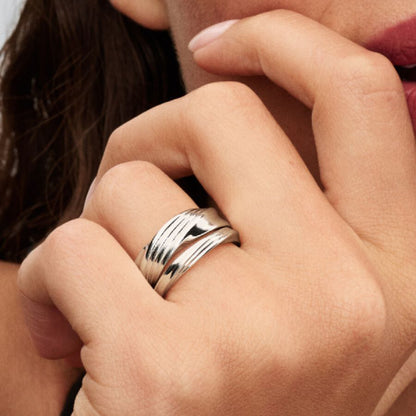 Twisted Sterling Silver Ring