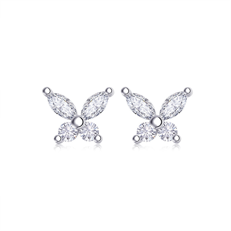 Versatile Butterfly Moissanite Earrings for Modern Women
