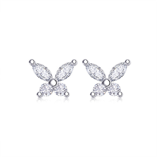 Versatile Butterfly Moissanite Earrings for Modern Women