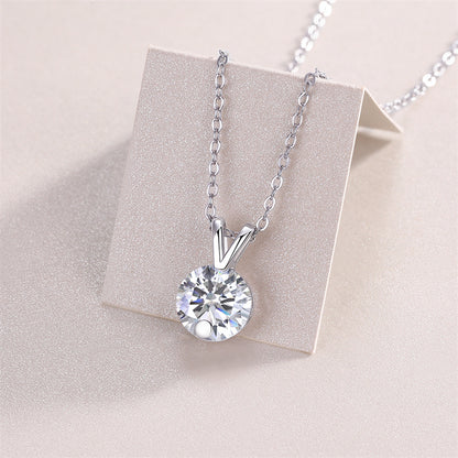 Versatile Layered Moissanite Necklace for Office and Casual Wear