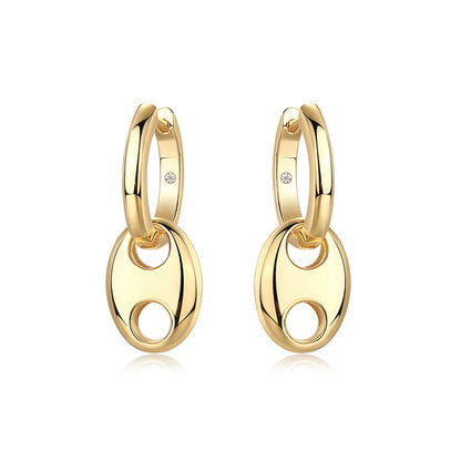 Versatile Round Moissanite Earrings for Women