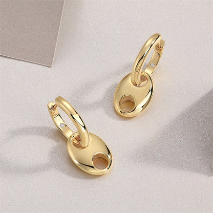 Versatile Round Moissanite Earrings for Women