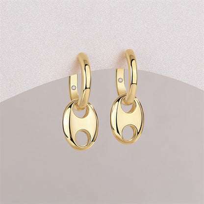 Versatile Round Moissanite Earrings for Women