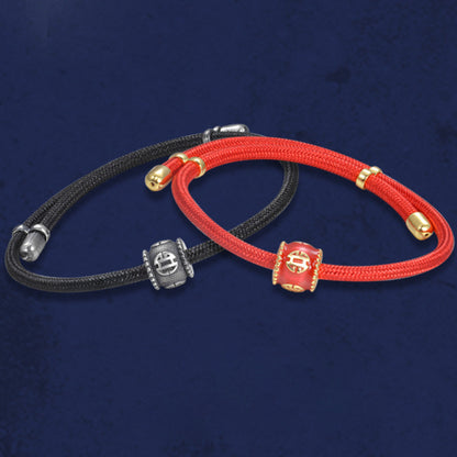 Vintage Tribal Silver Bracelet Handmade Religious Symbol Jewelry for Men Women