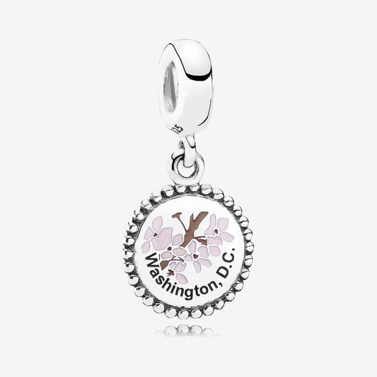 Washington, D.C. Cherry Blossom Dangle Charm