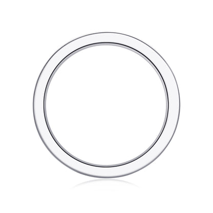 Women’s Elegant Geometric Moissanite Band