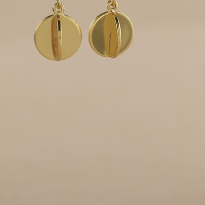 Fashionable Copper Starfruit Dangles