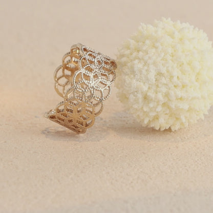 Chic Rose Gold Fashion Ring