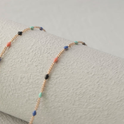 Stylish Chopin Chain with Drip Beads
