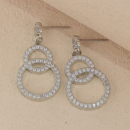 Chic Round Drop Earrings