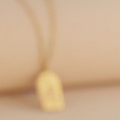Celestial Theme Gold Stainless Steel O-Chain Necklace