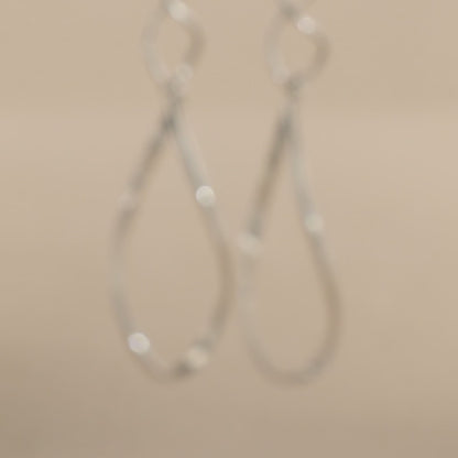 Contemporary Wave Texture Earrings
