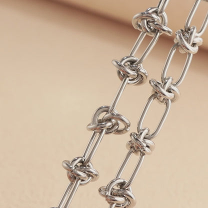 Unique Stainless Steel Cross Necklace with Innovative Shape