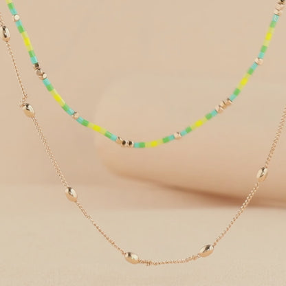 Contemporary Chopin Chain with Rice Pearls
